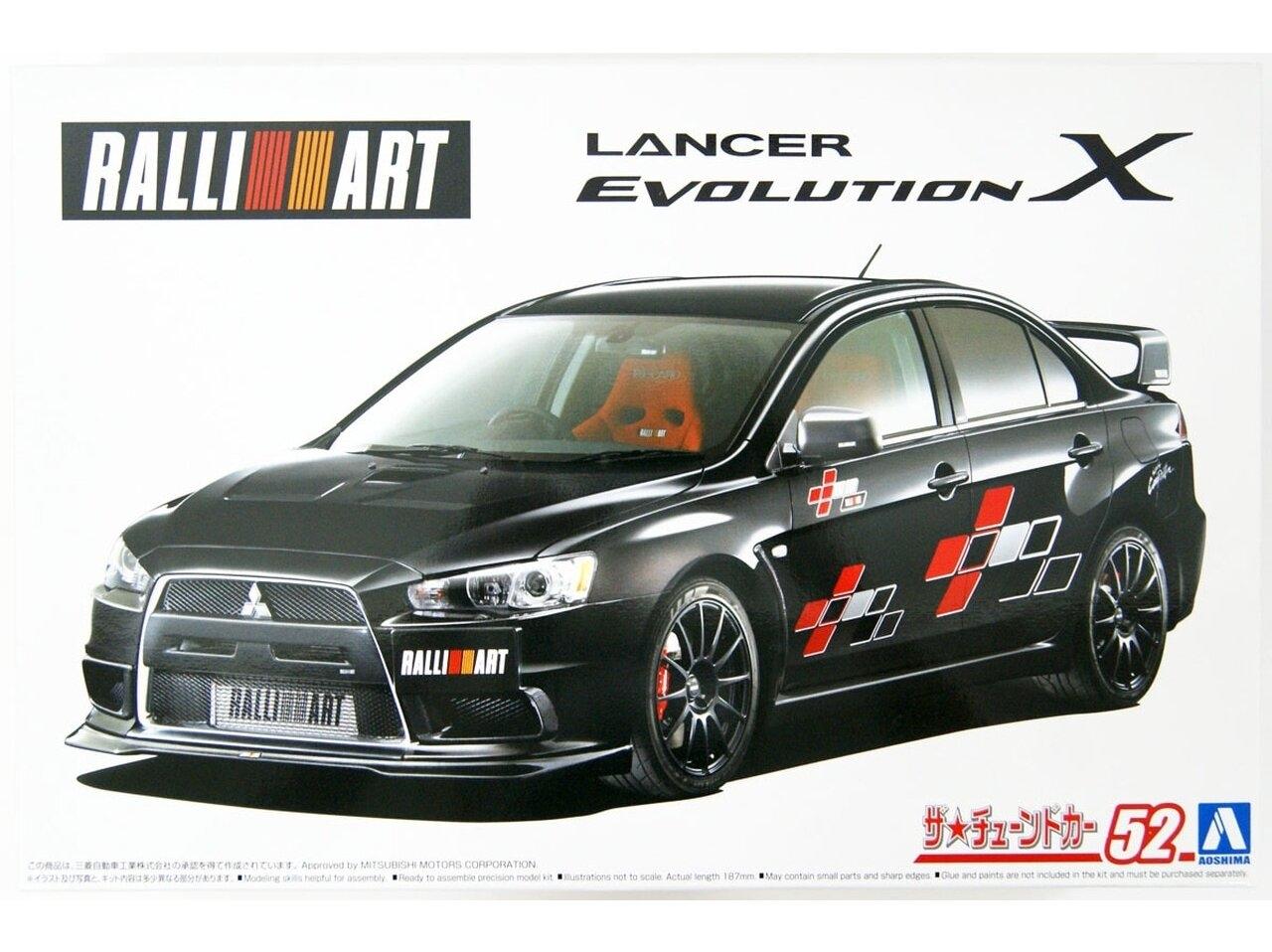 Aoshima Ralliart Cz4a Lancer Evolution X 07 1 24 Varle Lt