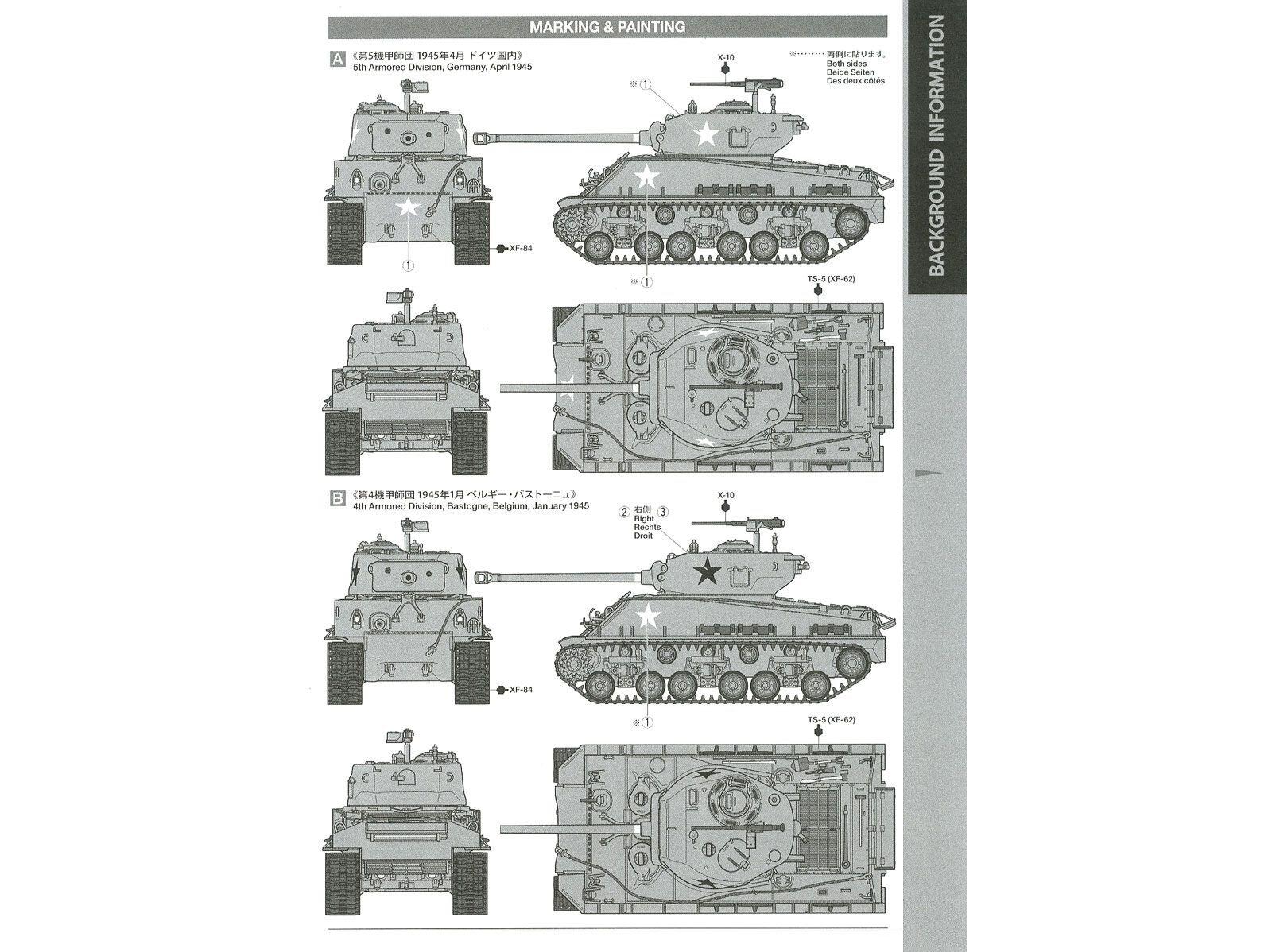Tamiya Kit No. 32595 - U.S. Medium Tank M4A3E8 Sherman Easy Eight by