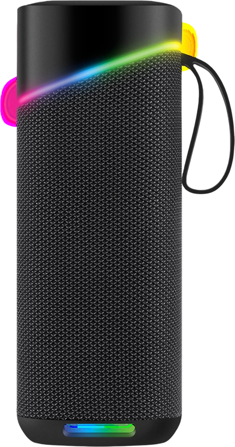 2.0 nešiojama kolonėlė SVEN PS-155, juodas, galia 2x5 W (RMS), TWS, Bluetooth, FM, USB, ličio baterija