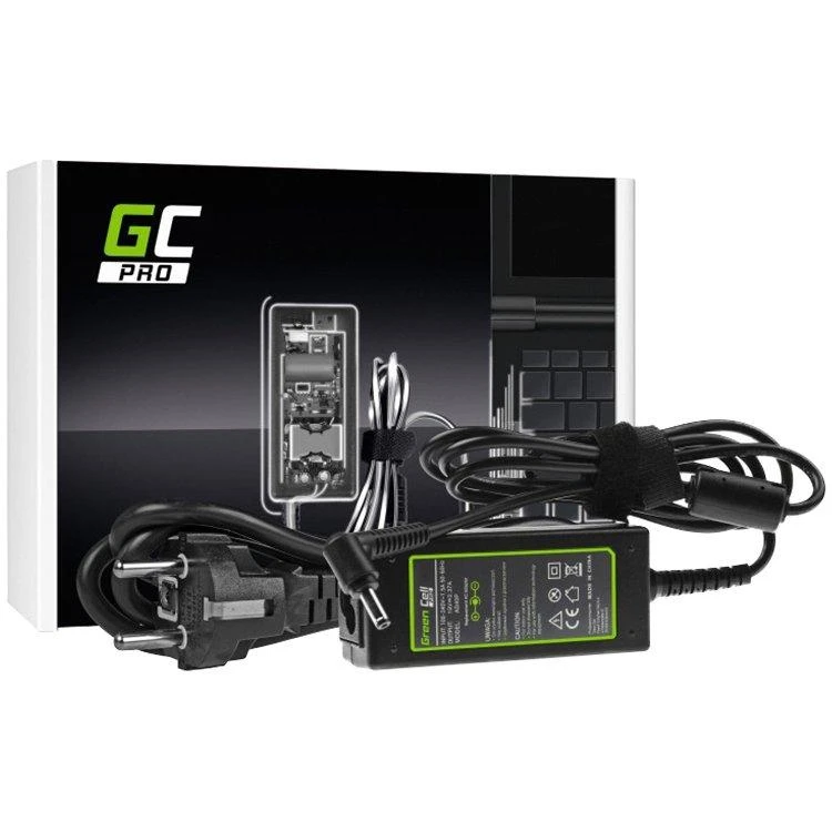 GREENCELL AD40P Žalias Cell PRO 19V 2.37A 45W maitinimo įkroviklis, skirtas Asus R540 X200C X200M X201