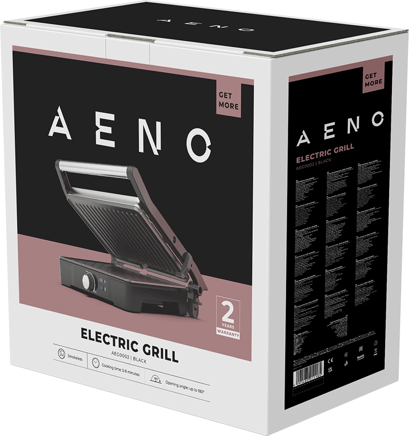 Elektrinis grilis Aeno EG2, 2000W