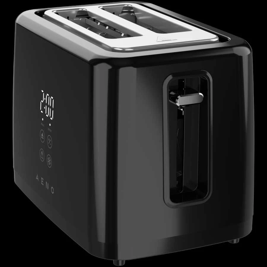 Skrudintuvas AENO TS2B Electric Toaster, 780-930W, Digital Ekranas, 7 Levels, Juodas