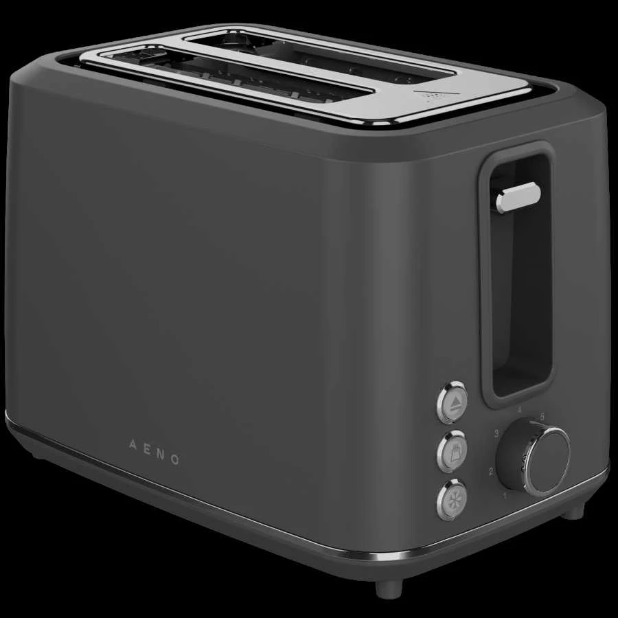 AENO TS1G elektrinis skrudintuvas, 920–1080 W, 2 lizdai, 7 lygiai, Pilkas