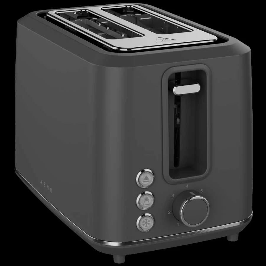 AENO TS1G elektrinis skrudintuvas, 920–1080 W, 2 lizdai, 7 lygiai, Pilkas