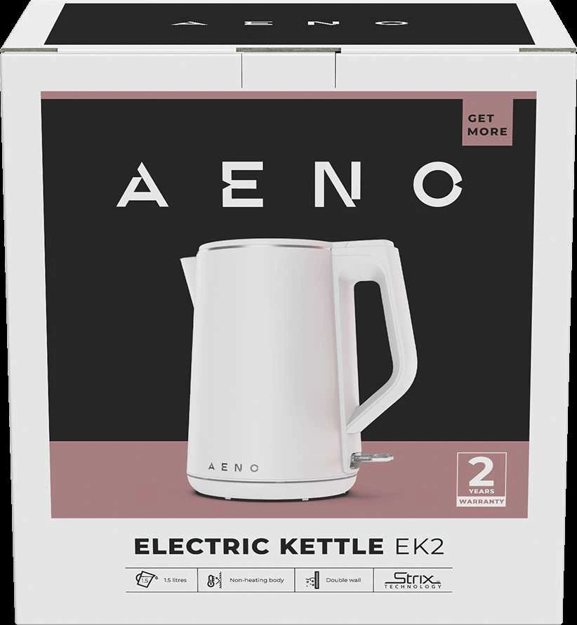 AENO EK2 elektrinis virdulys, baltos spalvos
