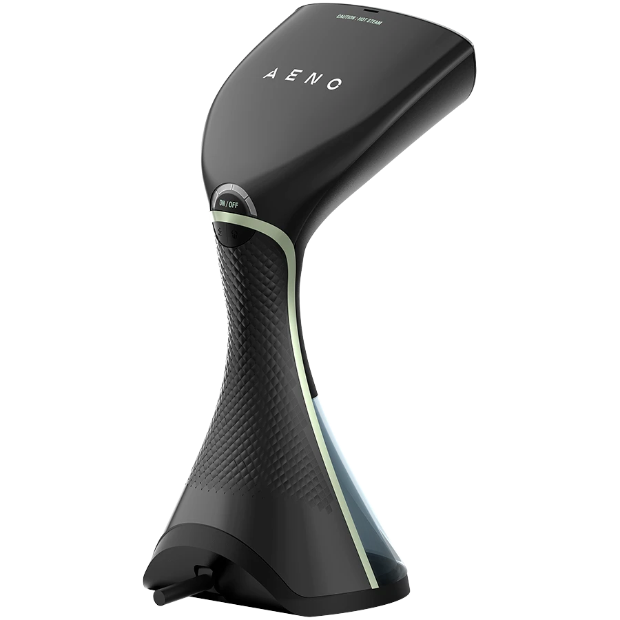 AENO GS3 Hand Garment Steamer, 1500W, Detachable Vanduo Tank, 3 Modes, Juodas