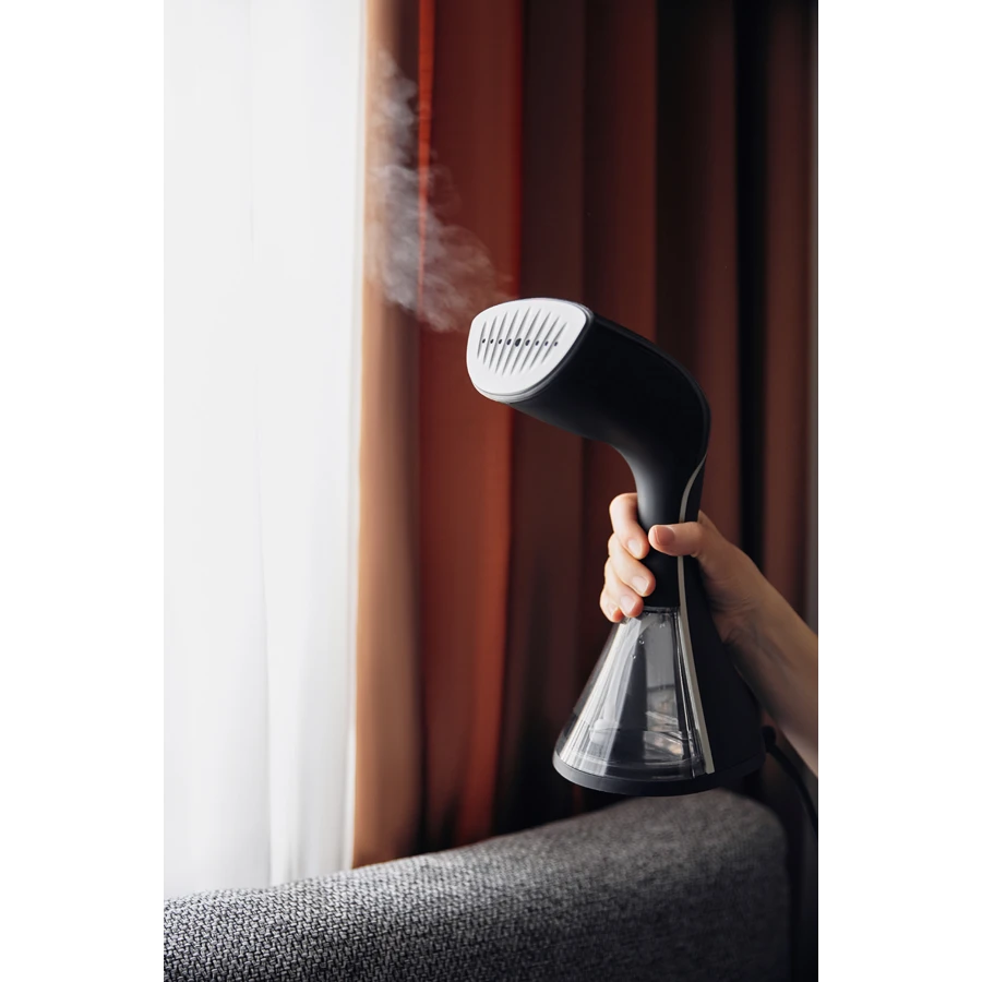 AENO GS3 Hand Garment Steamer, 1500W, Detachable Vanduo Tank, 3 Modes, Juodas