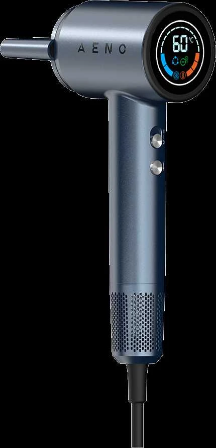AENO HD3 High Speed Plaukų džiovintuvas, 1500W, 5+ Modes, LCD, 110000 RPM, Dark Mėlyna