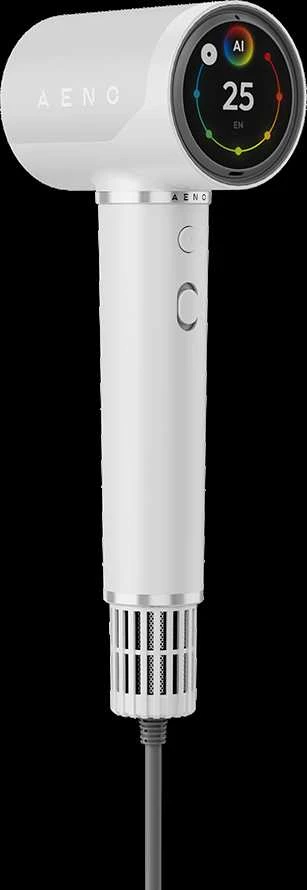Plaukų džiovintuvas AENO HD5W AI ProDryer, 1500W, 5+ Modes, LCD, 110000 RPM, Baltas