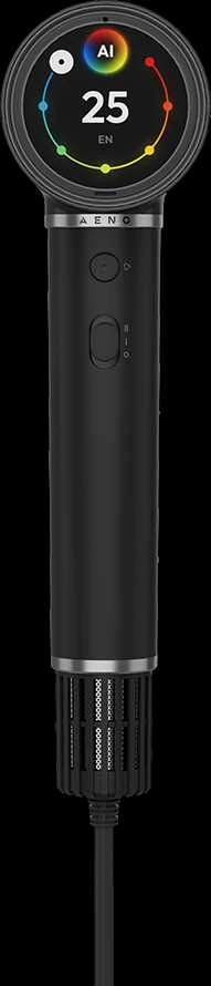 Plaukų džiovintuvas AENO HD5B AI ProDryer, 1500W, 5+ Modes, LCD, 110000 RPM, Juodas