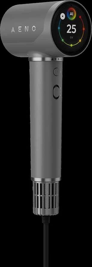 Plaukų džiovintuvas AENO HD5G AI ProDryer, 1500W, 5+ Modes, LCD, 110000 RPM, Pilkas