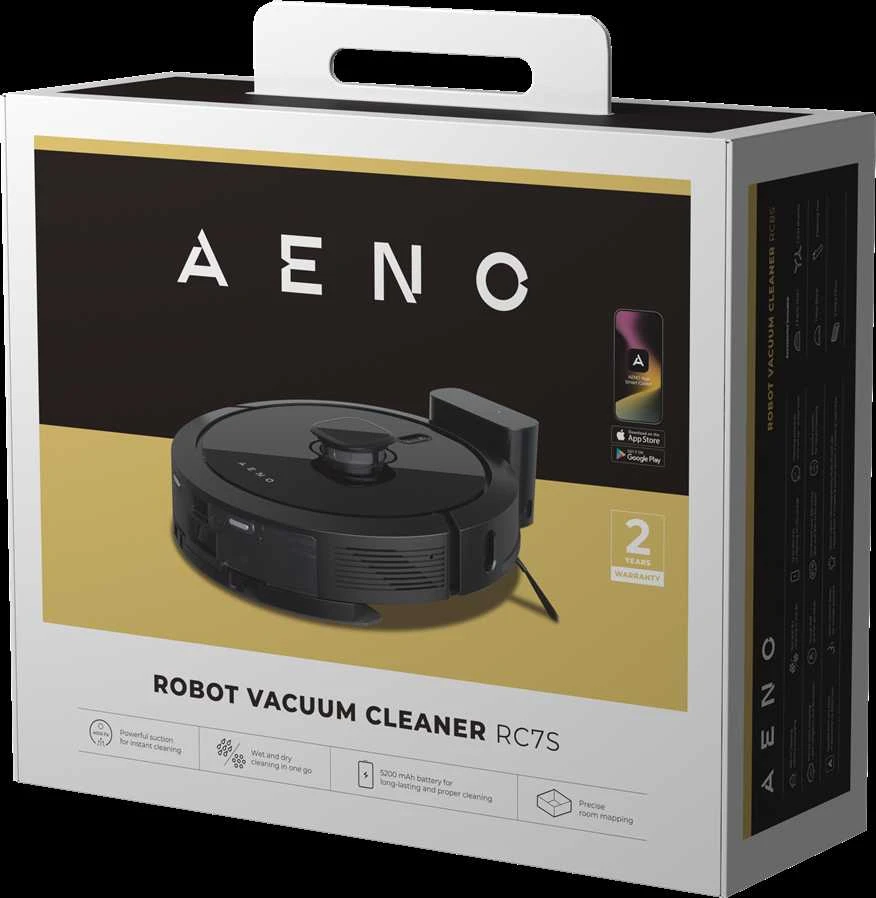 Dulkių siurblys - robotas Aeno RC5S, Juodas