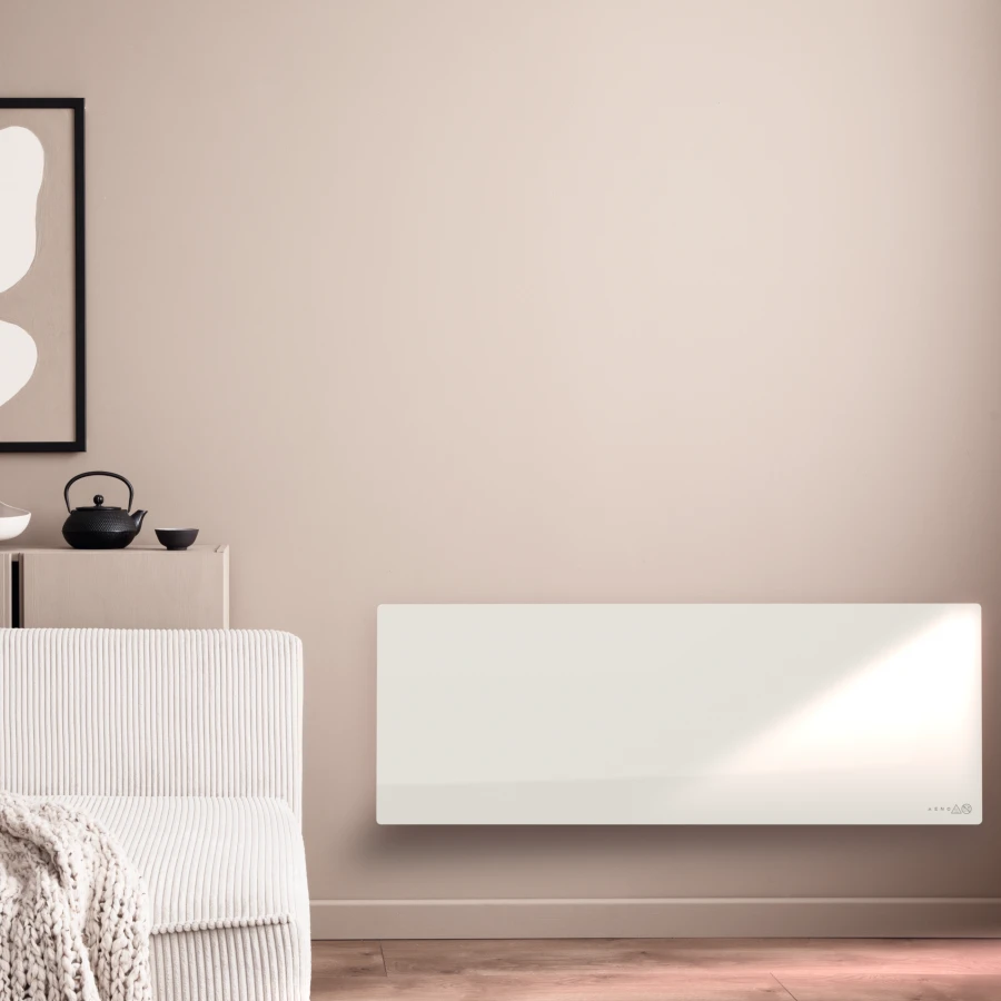 AENO GH3S Premium Eco Smart Heater, LED Ekranas, 700W, EU, Baltas