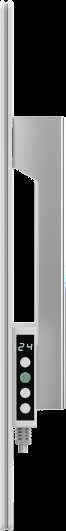 AENO GH11S Premium Eco Smart Quadro Wall Heater, 500W, EU Plug (E/F), Baltas