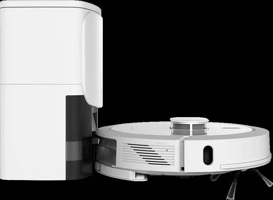 Dulkių siurblys - robotas Aeno RC4S su auotomatine dulkių išsiurbimo stotele, Baltos spalvos