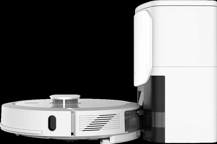 Dulkių siurblys - robotas Aeno RC4S su auotomatine dulkių išsiurbimo stotele, Baltos spalvos
