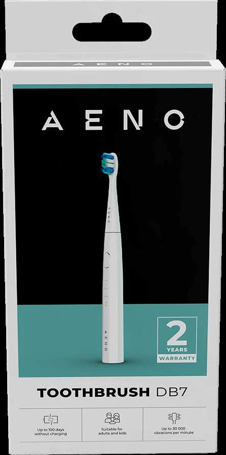 AENO DB7 Sonic Electric Toothbrush for Kids, 30000 RPM, IPX7, Baltas