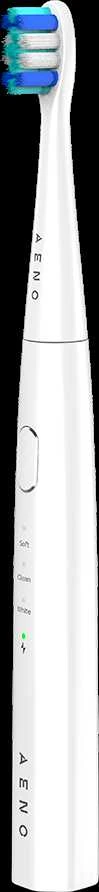 AENO DB7 Sonic Electric Toothbrush for Kids, 30000 RPM, IPX7, Baltas