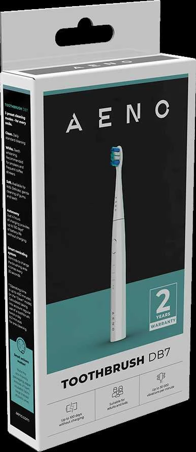 AENO DB7 Sonic Electric Toothbrush for Kids, 30000 RPM, IPX7, Baltas