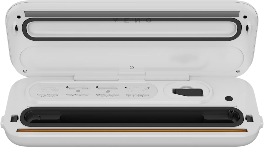 AENO VS4 Vacuum Sealer, LED Ekranas, 130W, 65kPa (+/-5kPa), Baltas