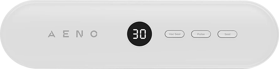 AENO VS3 Vacuum Sealer, LED Ekranas, 80W, 65kPa (+/-5kPa), Baltas