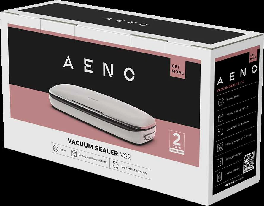 Vakuumatorius Aeno VS2, 120W, baltas