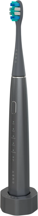 Aeno Wireless Tooth , Pilkas, 3 Heads, 1400mAh, Function: Soft, Clean, Massage, Baltas, Sweep