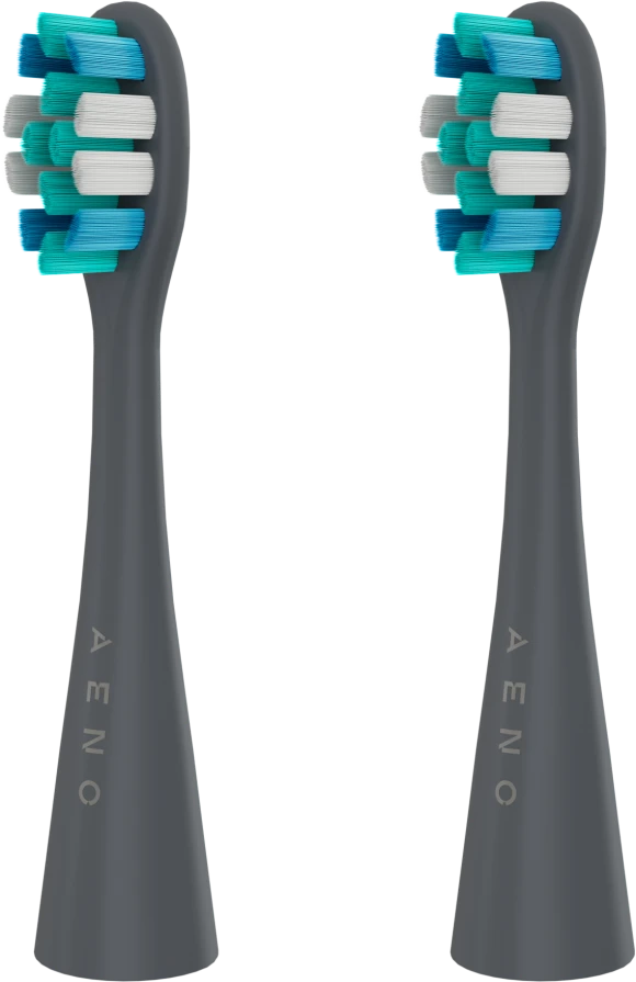 Aeno Wireless Tooth , Pilkas, 3 Heads, 1400mAh, Function: Soft, Clean, Massage, Baltas, Sweep