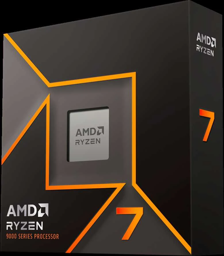 AMD CPU Desktop Ryzen 7 8/16T 9700X (3,8 GHz / 5,5 GHz, 40 MB, 65 W, AM5) su Radeon Graphics