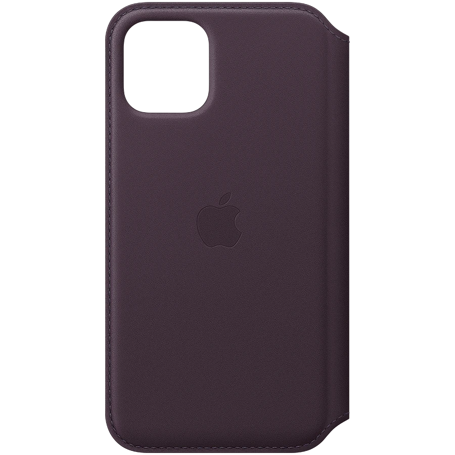 Apple iPhone 11 Pro odinis atverčiamas dėklas - Baklažano spalvos