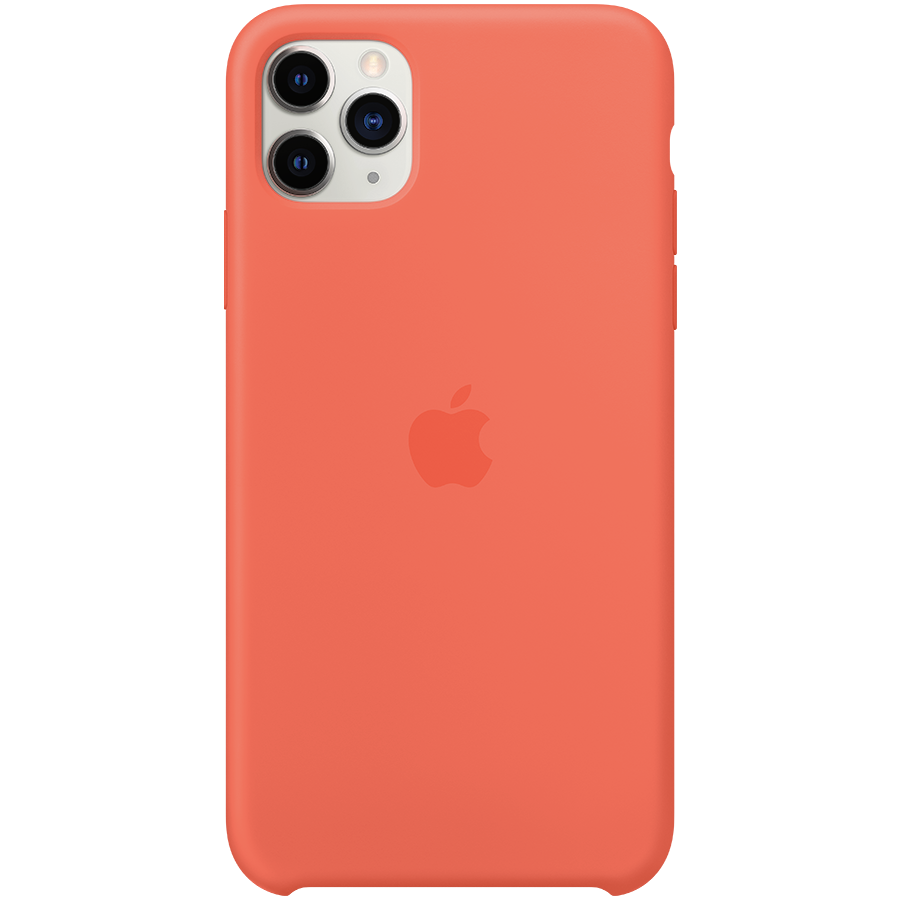 Apple iPhone 11 Pro Max Silikoninis dėklas - Clementine (Oranžinis)