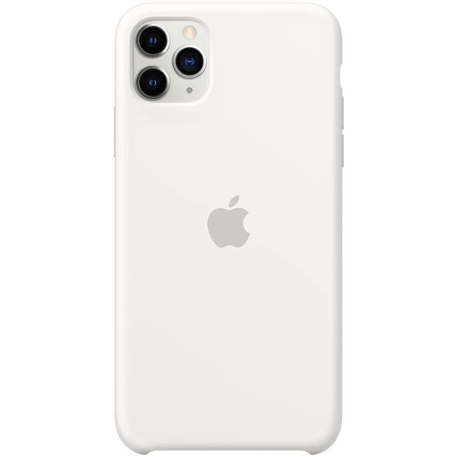 Apple iPhone 11 Pro Max Silikoninis dėklas - Baltas