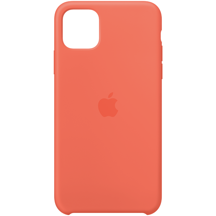 Apple iPhone 11 Pro Max Silikoninis dėklas - Clementine (Oranžinis)