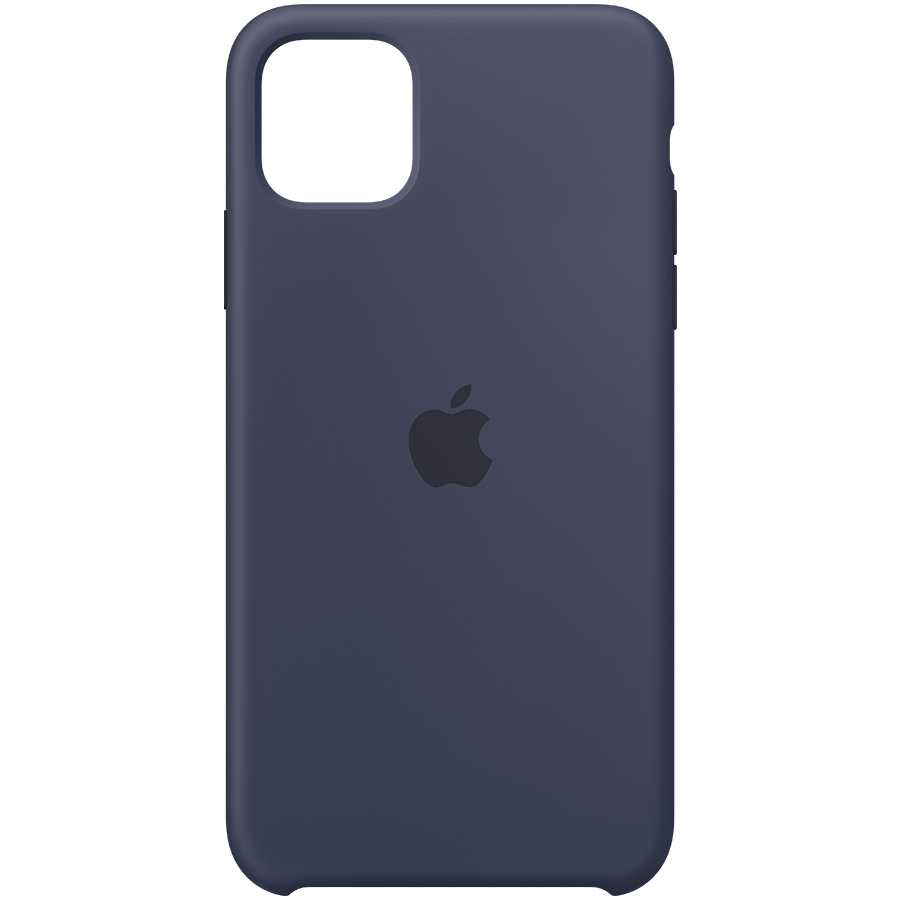 Apple iPhone 11 Pro Max Silikoninis dėklas - Vidurnakčio mėlynas