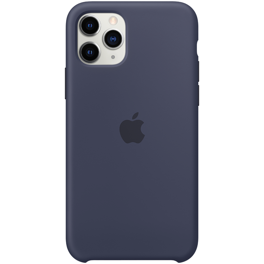 Apple iPhone 11 Pro Silikoninis dėklas - Vidurnakčio mėlynas