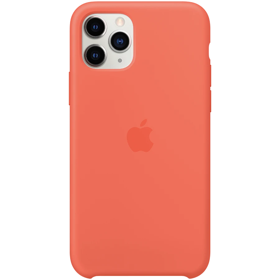 Apple iPhone 11 Pro Silikoninis dėklas - Clementine (Oranžinis)