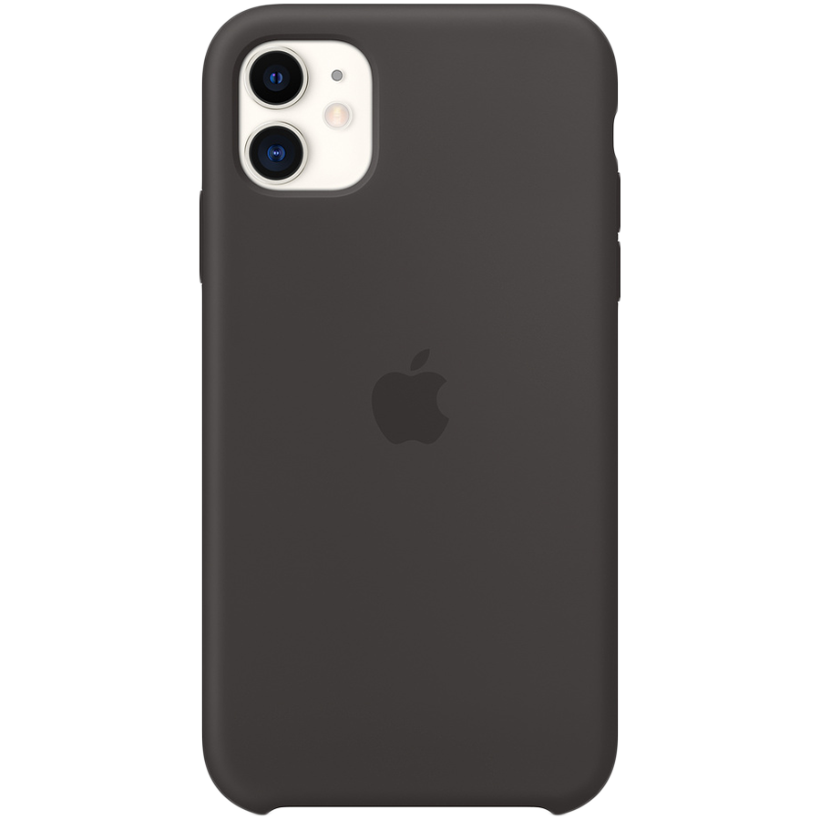 Apple iPhone 11 Silikoninis dėklas - Juodas