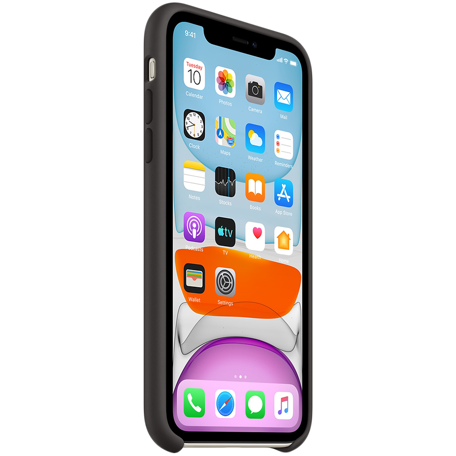 Apple iPhone 11 Silikoninis dėklas - Juodas