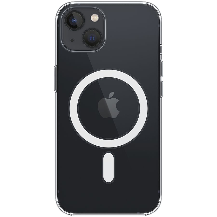 Apple „iPhone 13“ skaidrus dėklas su „MagSafe“.