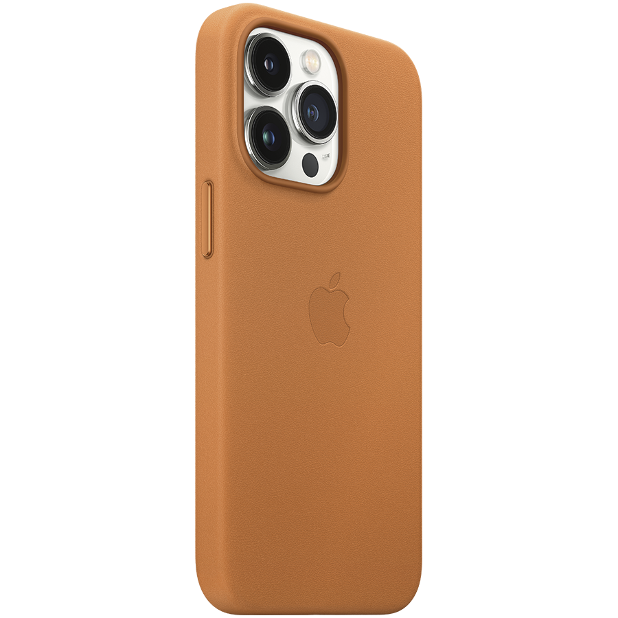 Apple iPhone 13 Pro Odinis dėklas su MagSafe, Rudas (Golden Brown)