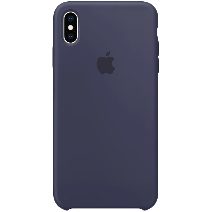 Apple iPhone XS Max Silikoninis dėklas - Vidurnakčio mėlynas