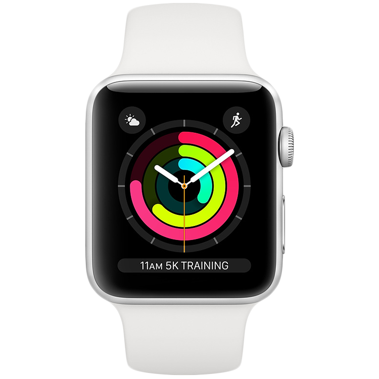 GPS, 38mm Sidabrinis Aliuminio Case 