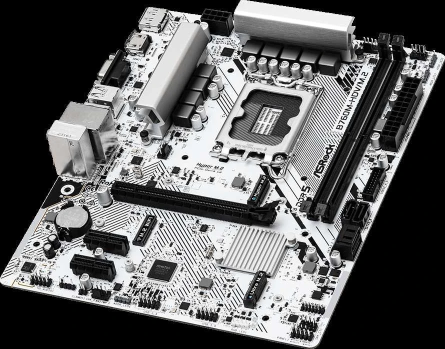 ASROCK B760M-HDV/M.2 mATX LGA1700 2xDDR5 1xPCIe 4.0 x16 LAN 1Gb/s