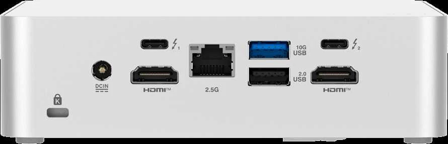 ASUS NUC 15pro+ / RNUC15CRSU500002 / Intel Ultra 5 225H / Intel Arc grafika / nėra atminties / nėra RAM / Intel Wi-Fi 7 BE201 / nėra OS / ES laidas / rinkinys (L6) / EAN: 4711387950234