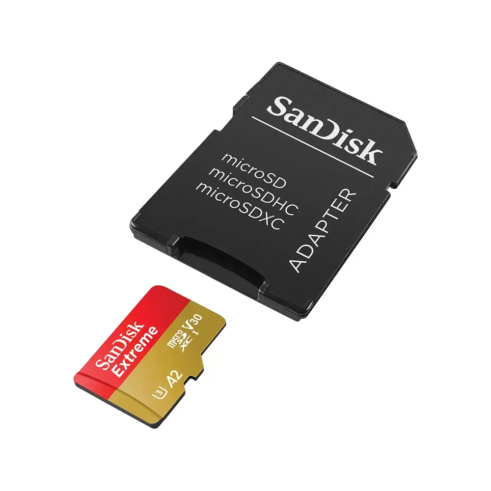 Atminties kortelė SanDisk Extreme Micro SDXC 64GB, su adapteriu