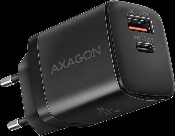 Axagon ACU-PQ20 įkroviklis su USB-A ir USB-C jungtimis