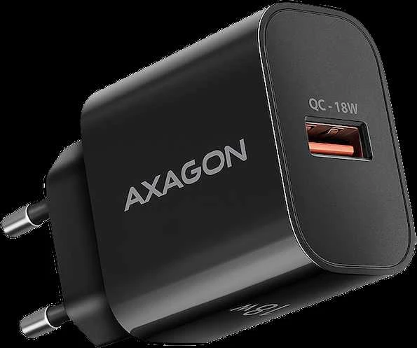 AXAGON ACU-QC18 sieninis įkroviklis 1x QC3.0/AFC/FCP/SMART, 18W, jaudas