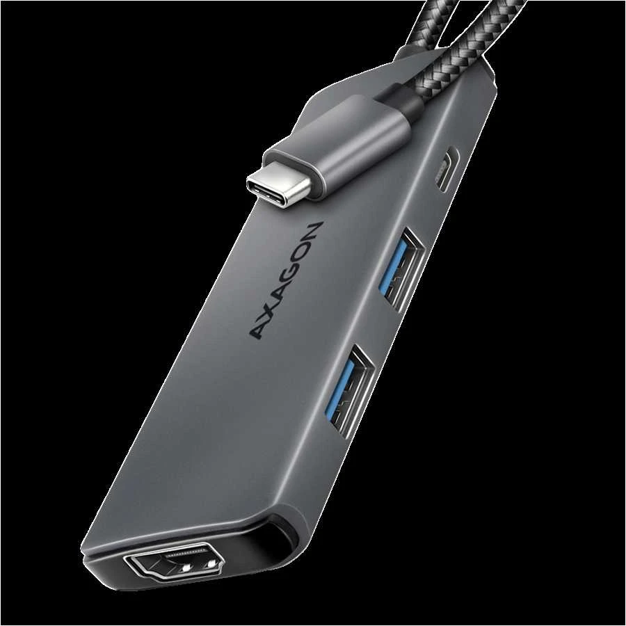 AXAGON HMC-5H8K adapteris su HDMI ir USB-A jungtimis
