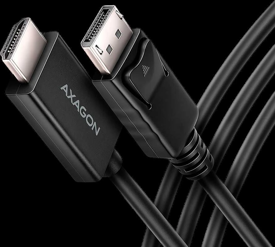 AXAGON RVD-HI20C2 DisplayPort - HDMI 2.0 kabelis 1.8m 4K/60Hz