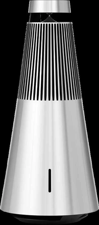 Beosound 2 3rd Gen: sidabrinė kūgio formos kolonėlė